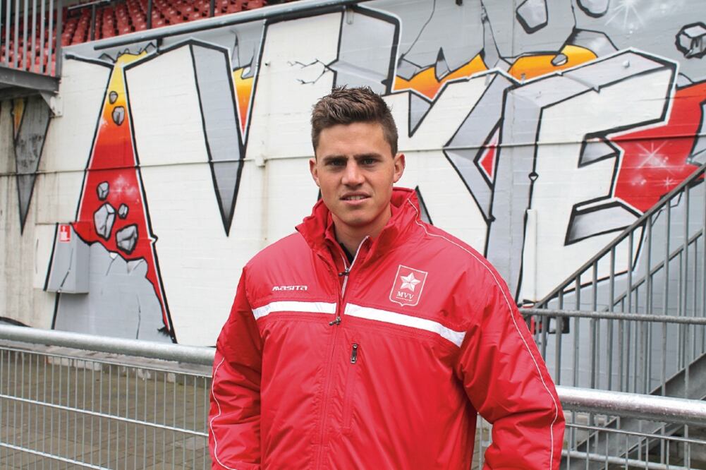 Sant iago Palacios, atacante y procedente de la Sub-20 de Pumas, tiene 5 campañas en Holanda (FOTOS: INDER BUGARIN)