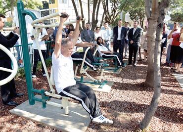 Instalará Benito Juárez 68 gimnasios urbanos