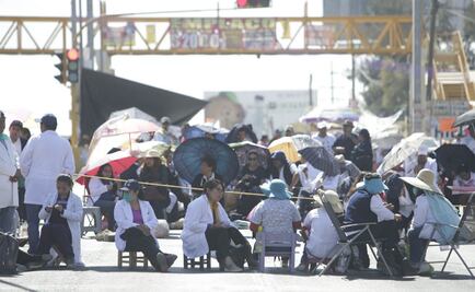 Protesta del trabajadores de Salud de Oaxaca lleva 23 días