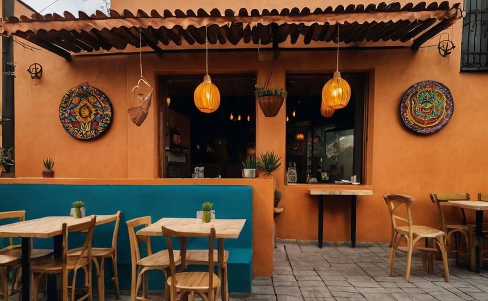Restaurantes mexicanos según la IA. Foto creada con Leonardo I.A