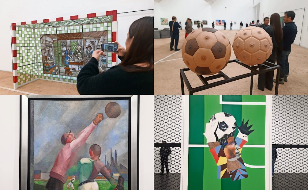 En la muestra del Jumex hay obras que
oscilan entre lo contemporáneo y moderno, de artistas como Marta Minujin, Graciela Iturbide, Juan
O’Gorman y Jeff Koons. Fotos: Frida Juárez Bautista / EL UNIVERSAL