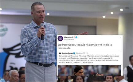 Mazatlán FC "reclama" a gobernador de Sinaloa por revelar a Palencia como DT