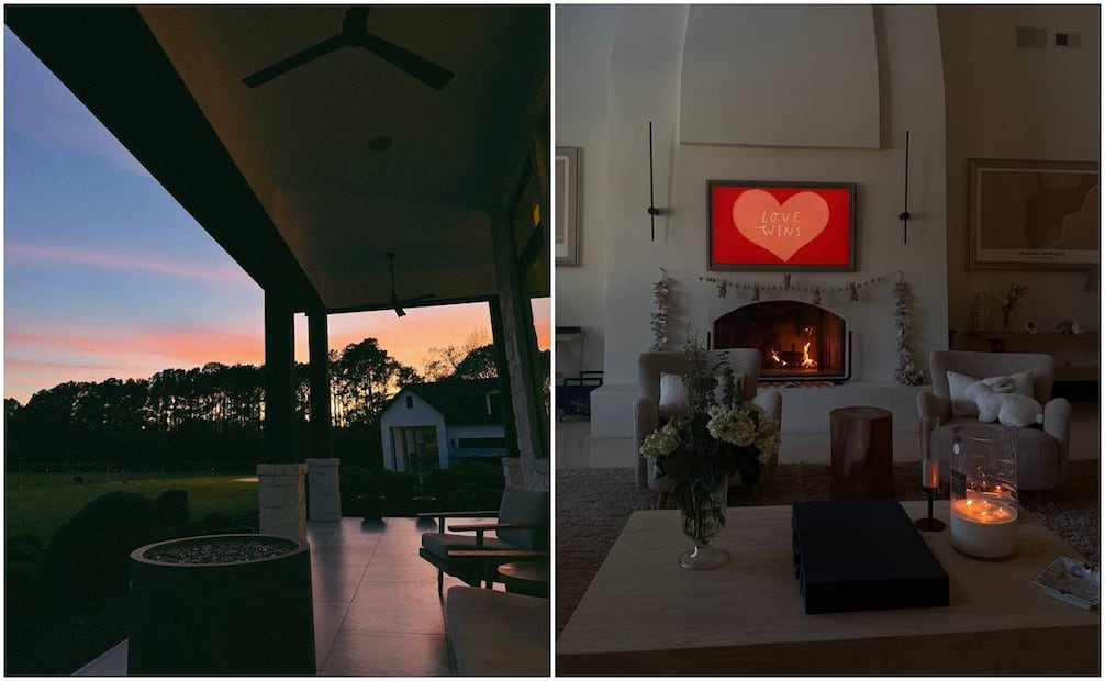 Casa de Ángela Aguilar y Christian Nodal en Texas.