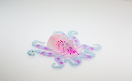 Desarrollan primer robot con materiales blandos