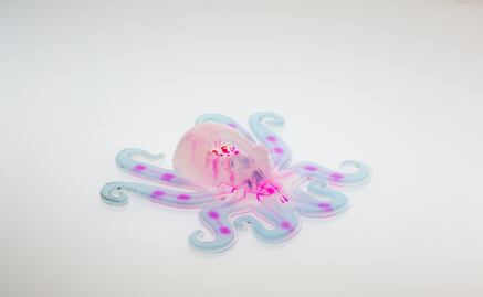 Desarrollan primer robot con materiales blandos