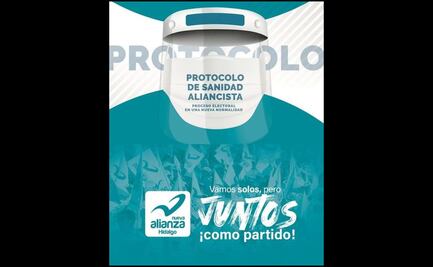 Nueva Alianza en Hidalgo emite protocolo de sanidad para evitar contagios de Covid-19