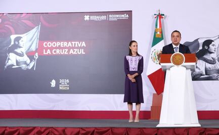 Sheinbaum anuncia reactivación de Cooperativa Cruz Azul en Hidalgo; perfila inversión de 6 mil 500 mdp