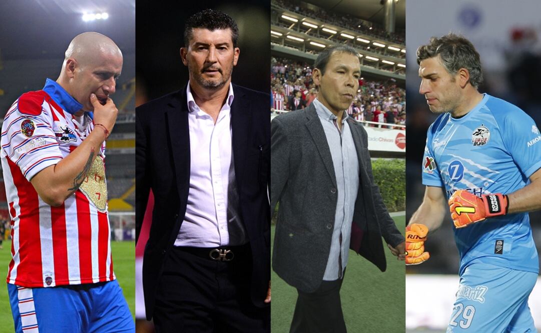 Jugadores y Técnicos que han tenido enfrentamientos en las canchas del futbol mexicano. FOTO/ Especial