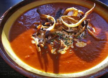 Cómo hacer sopa azteca