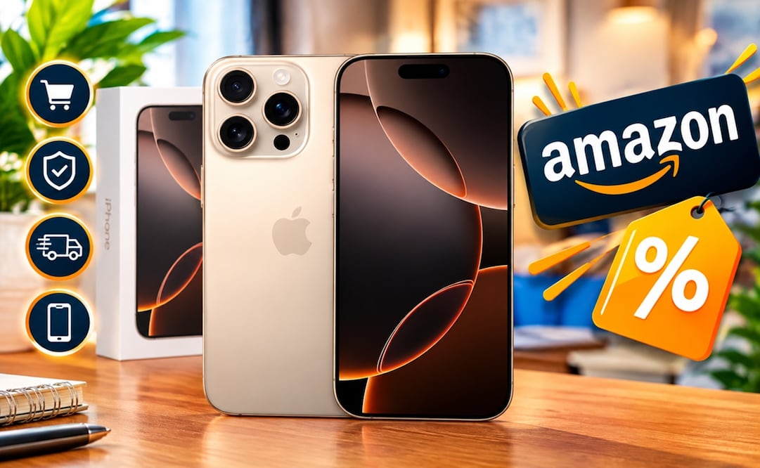 El iPhone 16 Pro Max integra el chip A18 Pro, desarrollado para ofrecer potencia suficiente para aplicaciones exigentes, videojuegos y diferentes tareas simultáneas. Foto: IA