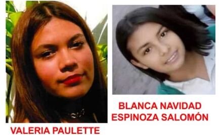 Activan Alerta Amber para localizar a Valeria y Blanca desaparecidas en Mazatlán