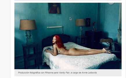Rihanna posa desnuda en Cuba para la revista 'Vanity Fair'