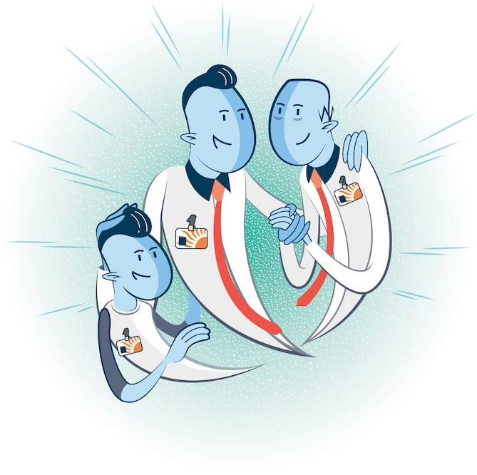 Llevarse bien crea un ambiente de trabajo más sano (ILUSTRACIÓN: DANIEL RAZO)