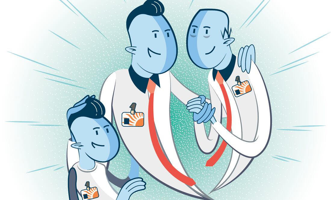 Llevarse bien crea un ambiente de trabajo más sano (ILUSTRACIÓN: DANIEL RAZO)