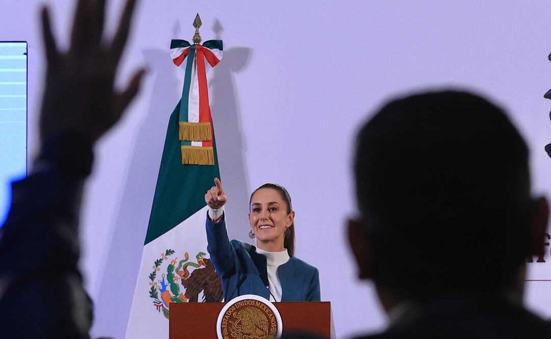 La jefa del Ejecutivo Federal aseguró que ya hay un número importante de trabajadores que ya cuentan con las 40 horas . La mañanera del Pueblo del jueves 3 de octubre del 2024. Foto: Berenice Fregoso / EL UNIVERSAL