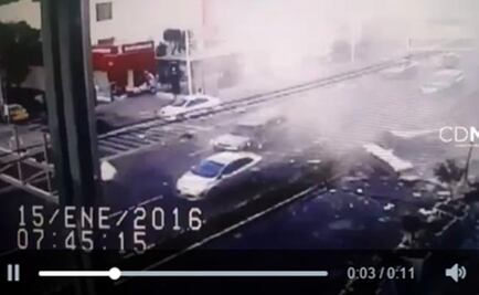 Eight wounded in explosion in cafeteria in Mexico City