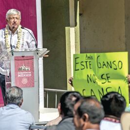 Me dejaron un toro viejo y reumático, dice López Obrador