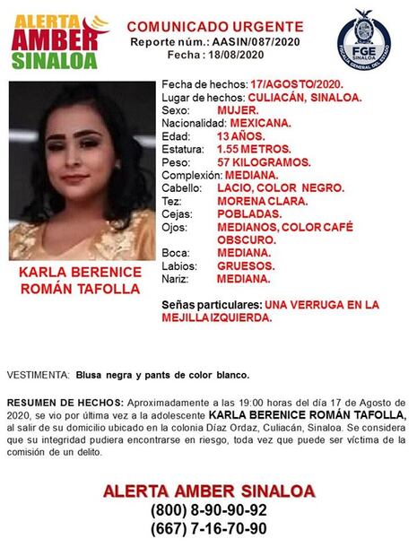 Desaparecen tres menores de edad en Sinaloa; emiten Alerta Amber