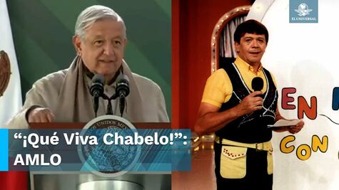 Así fue la vez que AMLO destacó a “Chabelo” y su programa “En familia”