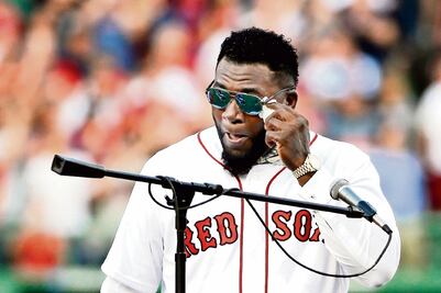 Retira Red Sox el 34 de Big Papi
