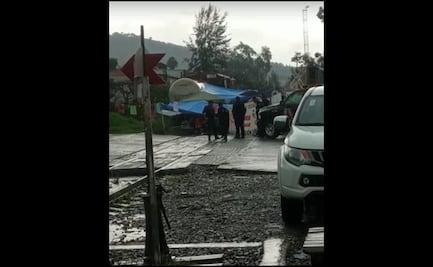 Ala radical del magisterio mantiene bloqueos de vías del tren en Uruapan, Michoacán
