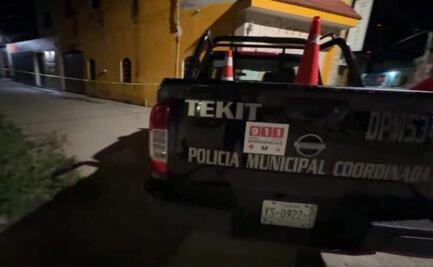 Sujeto agrede a mujer dentro de vivienda en Tekit, Yucatán y luego realiza disparos; genera movilización policiaca