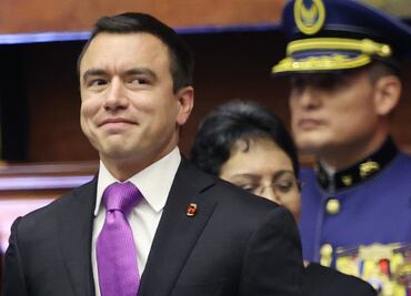 Noboa asume su segundo mandato en Ecuador; es investido como presidente en la Asamblea Nacional