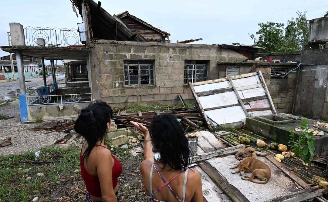 El huracán Oscar llegó a Cuba el domingo 21 de octubre como categoría 1.Foto: AFP
