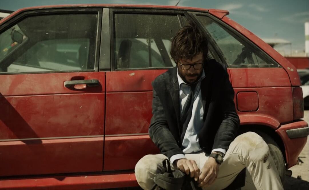 El SEAT Ibiza se roba los reflectores en el séptimo episodio de la primera temporada de "La casa de papel". | Fotos: captura de Netflix