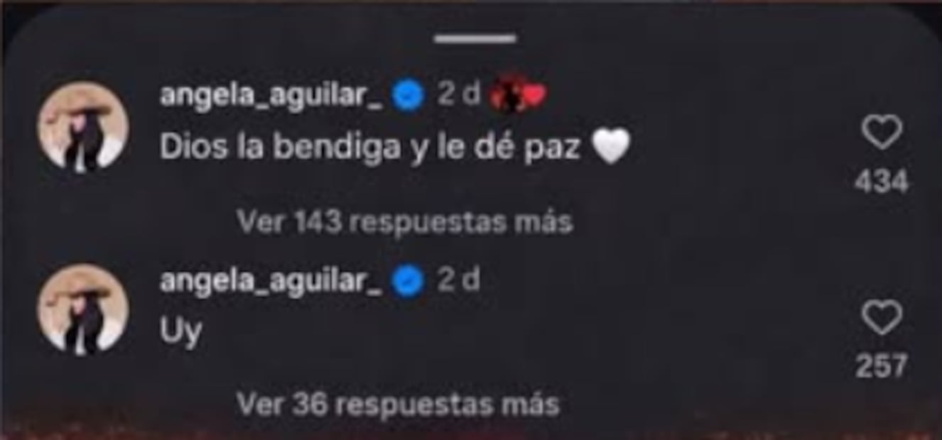 Ángela Aguilar opina sobre video de fans que recopila momentos en los que Karol Sevilla se burla de ella.