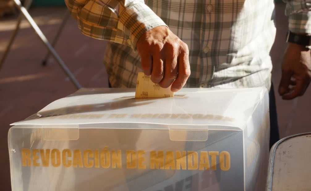 Jornada de votación por la revocación de mandato. Foto: Edwin Hernández/ EL UNIVERSAL