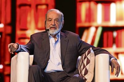 ¿A qué fue Carlos  Slim a Palacio Nacional?