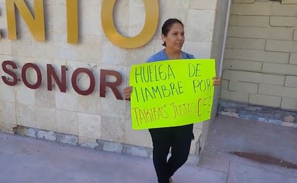 Mujer sonorense suma 13 días en huelga de hambre en demanda de tarifas justa de la CFE