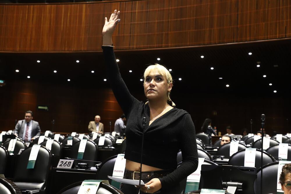 La diputada de Morena, María Clemente García, arremetió contra los miembros de su propio partido. Foto: Tomada de la cuenta de X @MARIACLEMENTEMX