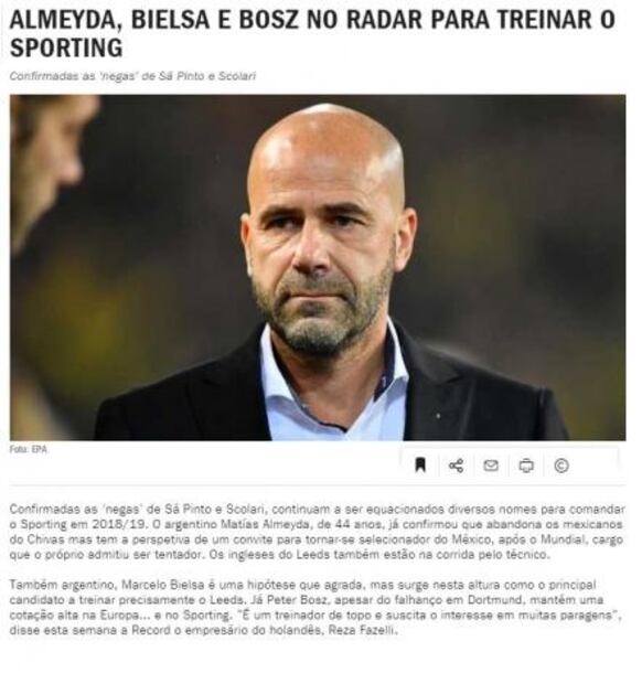 Sporting de Lisboa buscaría a Matías Almeyda