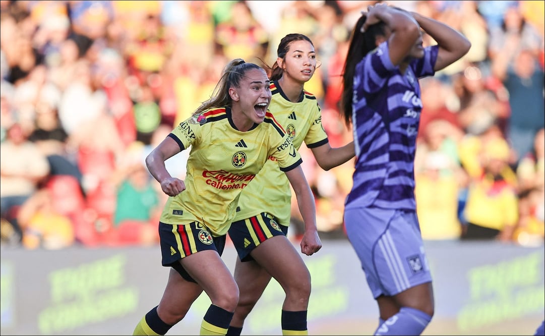 América venció a Tigres en tanda de penaltis y ganó el Campeón de Campeonas de la Liga MX Femenil / FOTO: AFP