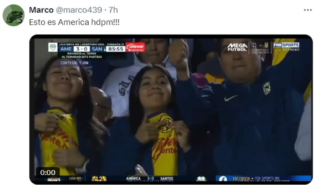 Los mejores memes de la victoria de América ante Santos