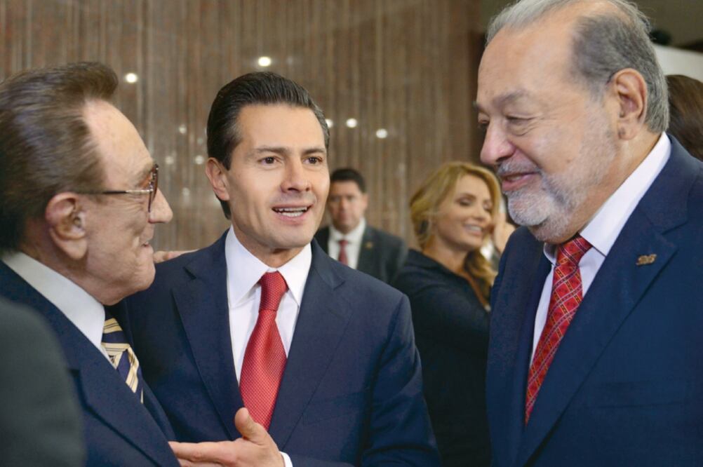 La charla de Peña Nieto con Slim