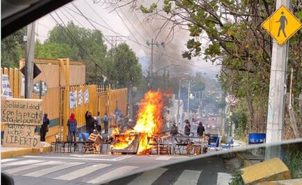 Reportan desmanes afuera del CCH Sur