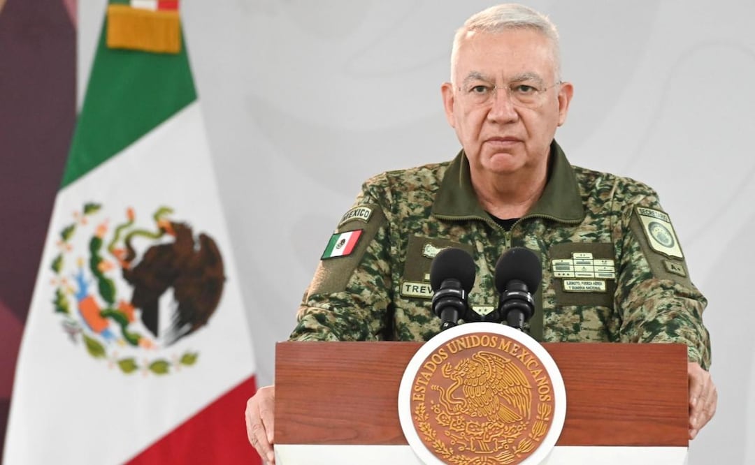 El general Ricardo Trevilla Trejo, titular de la Secretaría de la Defensa Nacional (Sedena) (18/09/2026). Foto: Presidencia