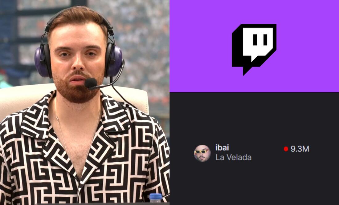 Ibai rompe récord mundial histórico, al juntar en su evento 'La Velada del Año 5' cerca de 10 millones de espectadores en Twitch. Foto: X
