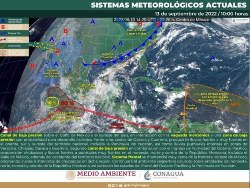Prevén formación de nuevo ciclón en el Pacífico en 5 días; se llamaría "Lester"