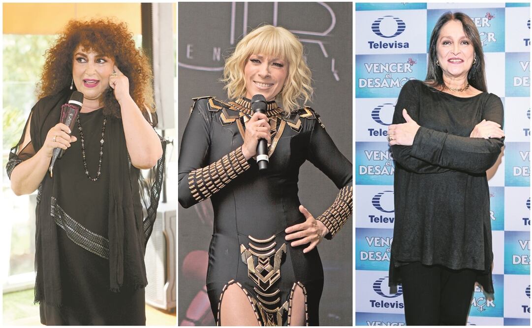 Amanda Miguel, Yuri y Daniela Romo. Fotos: Archivo