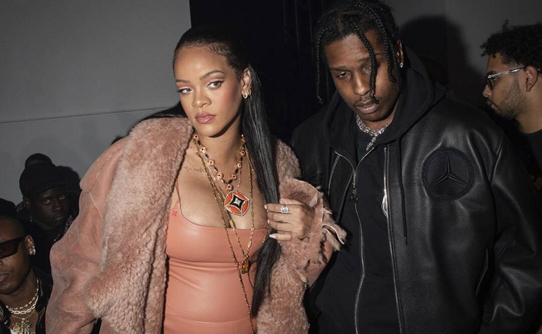 Rihanna y ASAP Rocky. Foto: AP