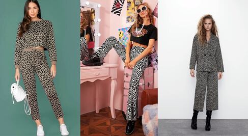 Aprende a combinar los pantalones de animal print para verte muy chic