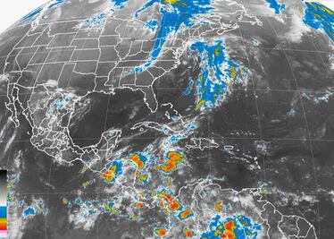 Frente frío y onda tropical provocarán lluvias en parte del país