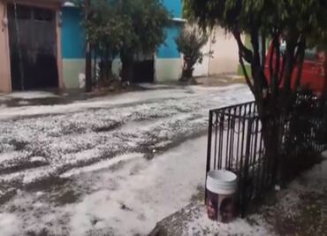 Granizo azota a la CDMX; activan alerta amarilla en 10 demarcaciones