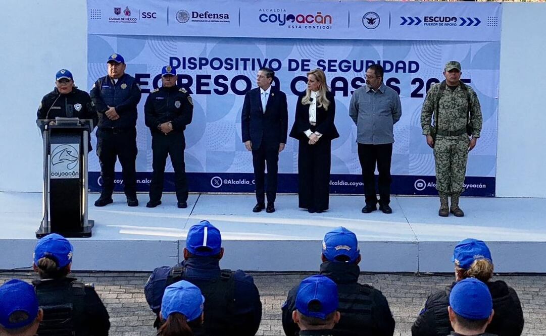 Coyoacán pone en marcha dispositivo de seguridad por el regreso a clases (09/01/2025). Foto: X @Alcaldia_Coy