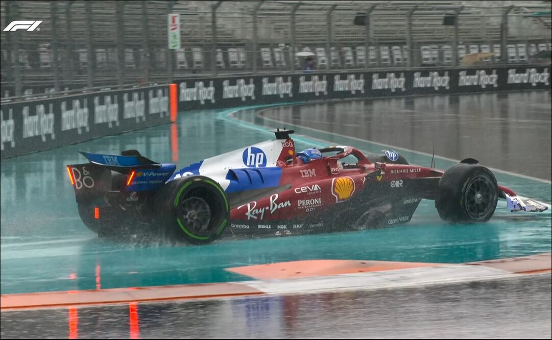 Así fue el accidente de Charles Leclerc en Miami / Foto: Especiales