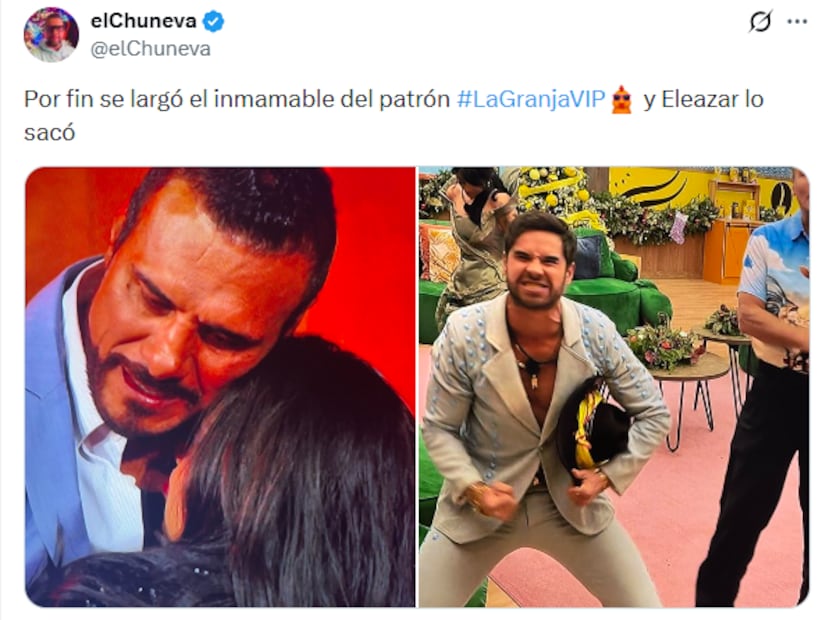 Memes de la eliminación de Alberto del Río de La Granja VIP. Foto: X